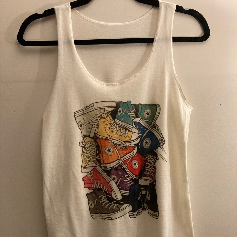 White tank top
